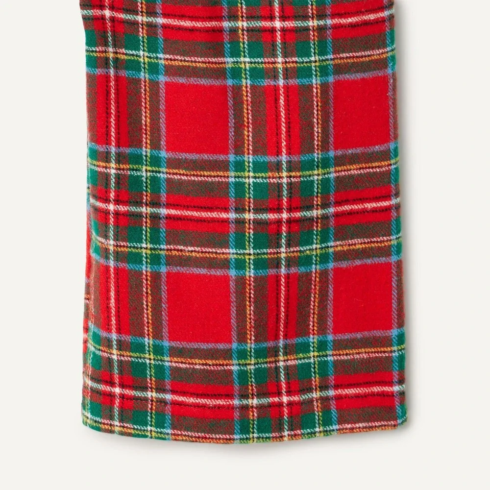 Amazon Essentials x Sofia Grainge Baby Girls' Long Sleeve Flannel Set, Cherry